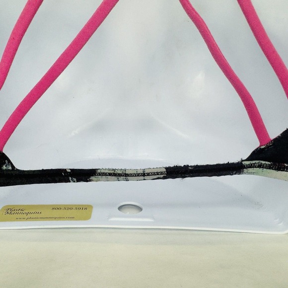 Lululemon Free To Be Wild Sports Bra Kara Blossom Multi Blue Pink Strappy Sz 10 - Picture 6 of 10